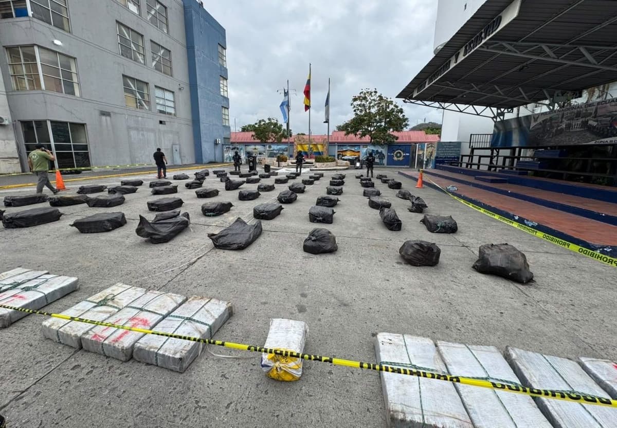 Importante operativo policial en el ‘manglar de la cocaína’ en el Golfo de Guayaquil