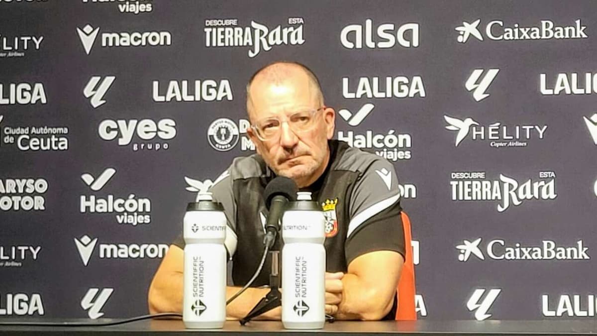 Romero percibe un Ceuta superior al del año pasado y confía en vencer al Valladolid.