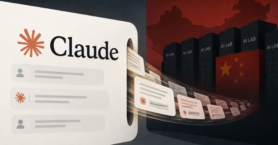 Anthropic revela que siete laboratorios de IA en China realizaron ataques de destilación a gran escala de Claude.