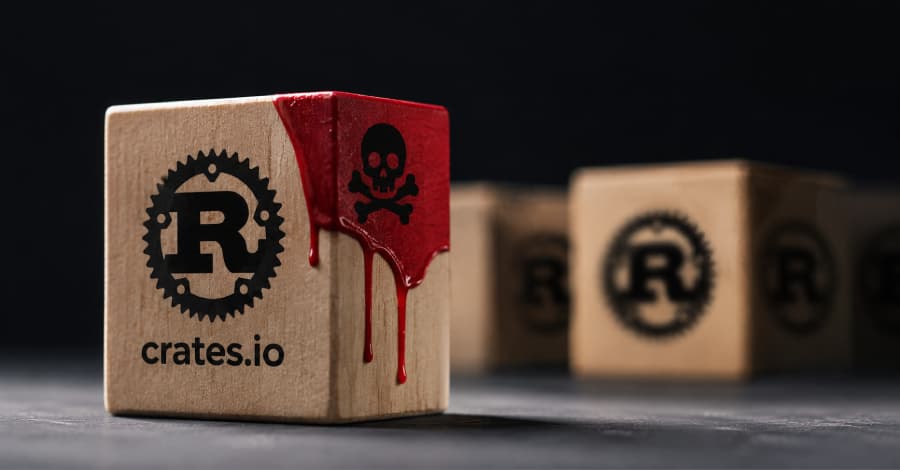 Ataque a la cadena de suministro de Rust inserta malware en crates con 245 millones de descargas.