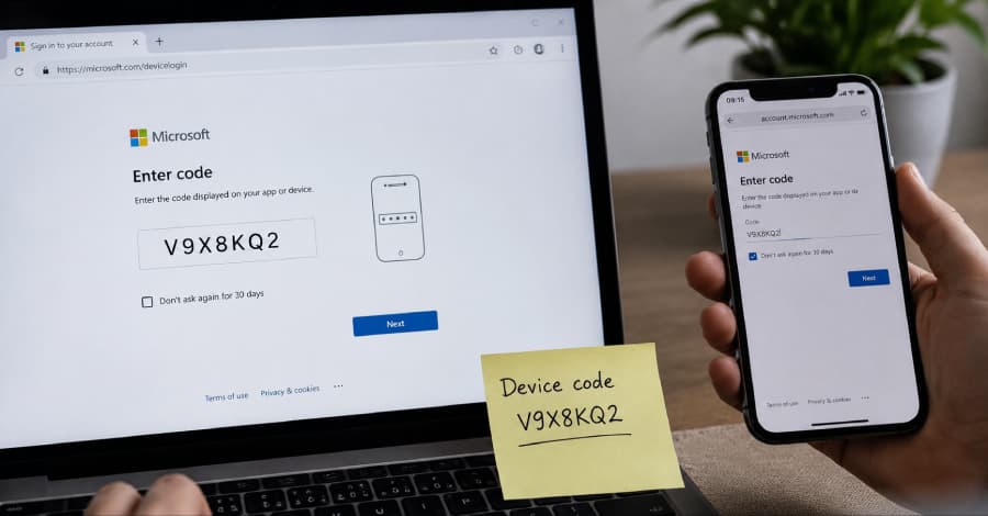 DEBULL utiliza el flujo de código de dispositivo de Microsoft para atacar cuentas M365