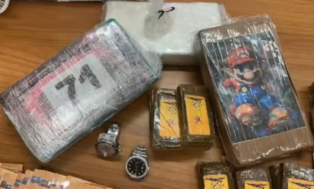 Cocaína, hachís y relojes Rolex hallados en dos casas del este de Roma