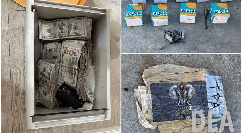 Tres arrestados en un laboratorio de cocaína en el sur de California