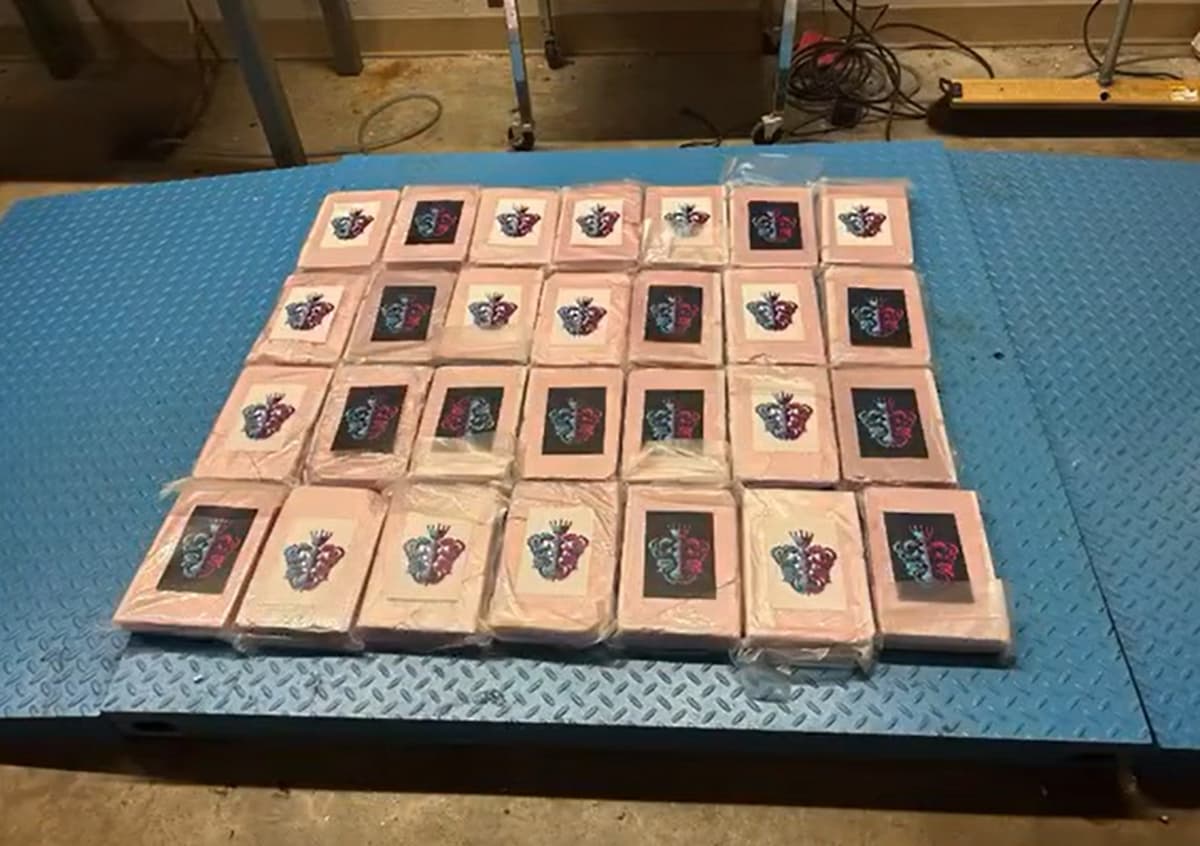 Impresionante confiscación de 28 kilogramos de cocaína rosa en Houston
