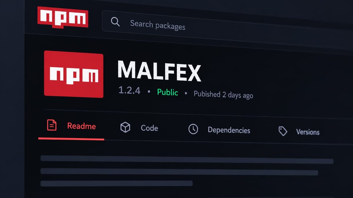 Ataque MALFEX en npm propaga RAT para Windows, roba datos de Discord y navegadores
