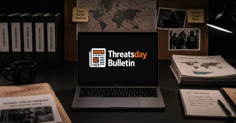 ThreatsDay: Secuestro de Buckets en la Nube, Cadena de Elevación de Privilegios en Windows, Desarticulación Global de Fraude + 17 Noticias Más