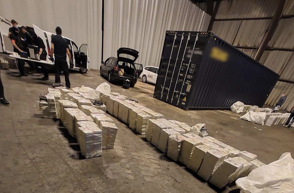 3.900 kilogramos de cocaína son trasladados desde Ghana hacia Francia en un contenedor.